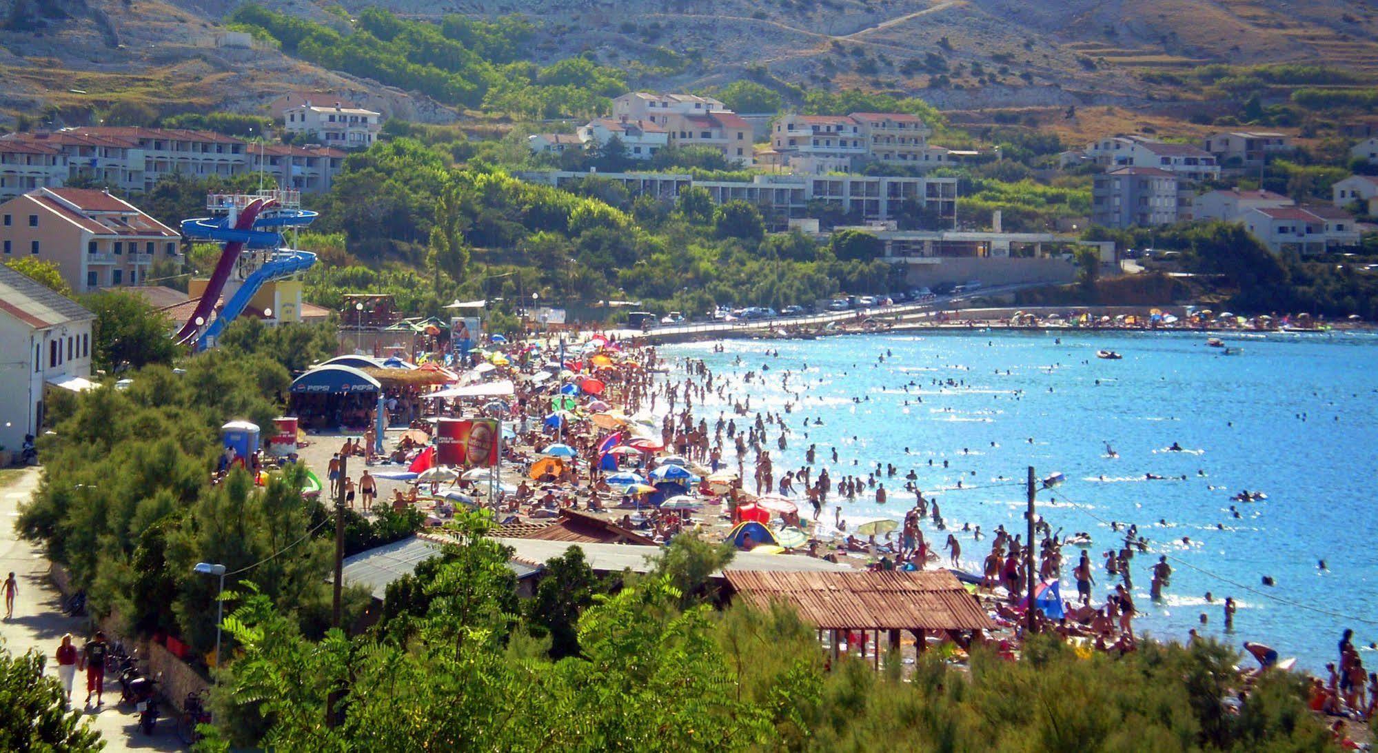 Apartments Galeb Pag - Beach Pag Town Buitenkant foto