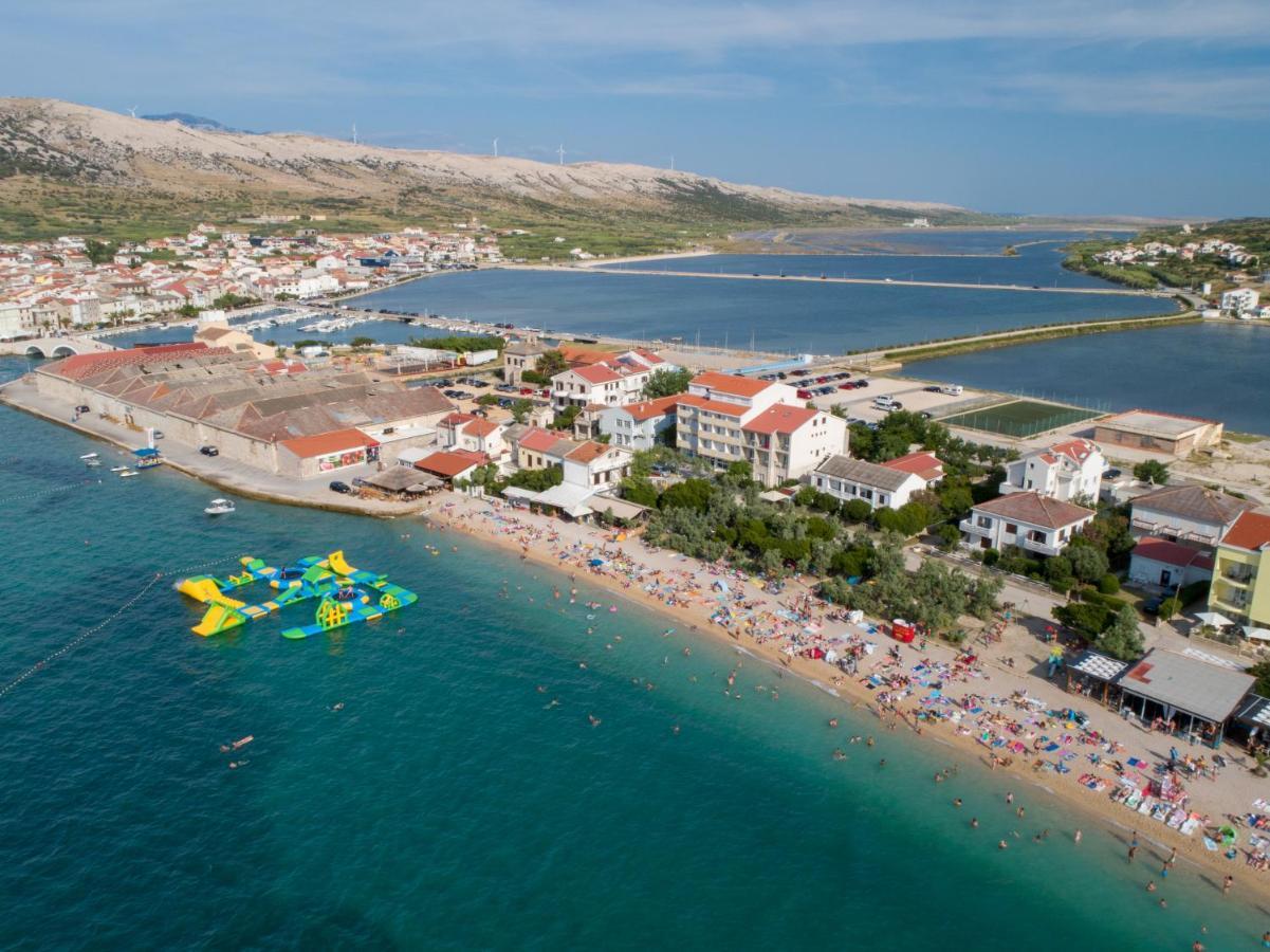 Apartments Galeb Pag - Beach Pag Town Buitenkant foto